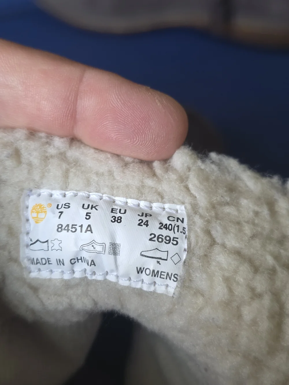Timberland Suede Shearling Ankle Boots Women’s 7 Gray Fleece Lined